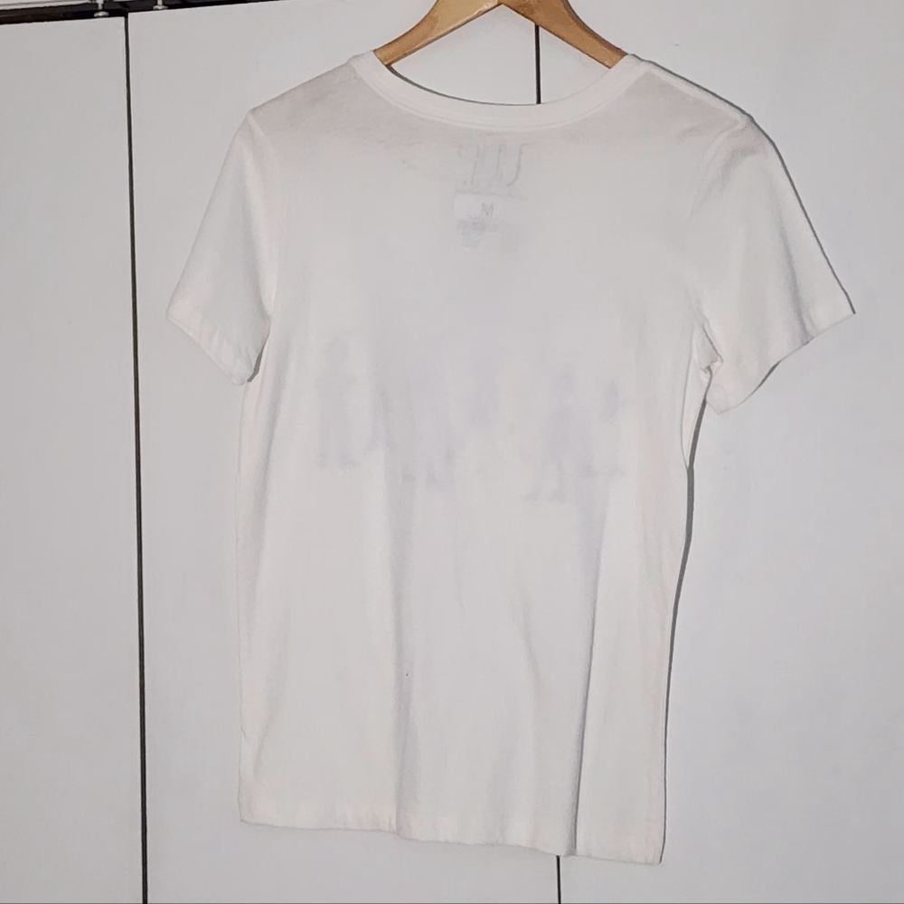 Free People Unfortunate Portraits White 'Roll Models' Graphic Tee - Picture 3 of 4